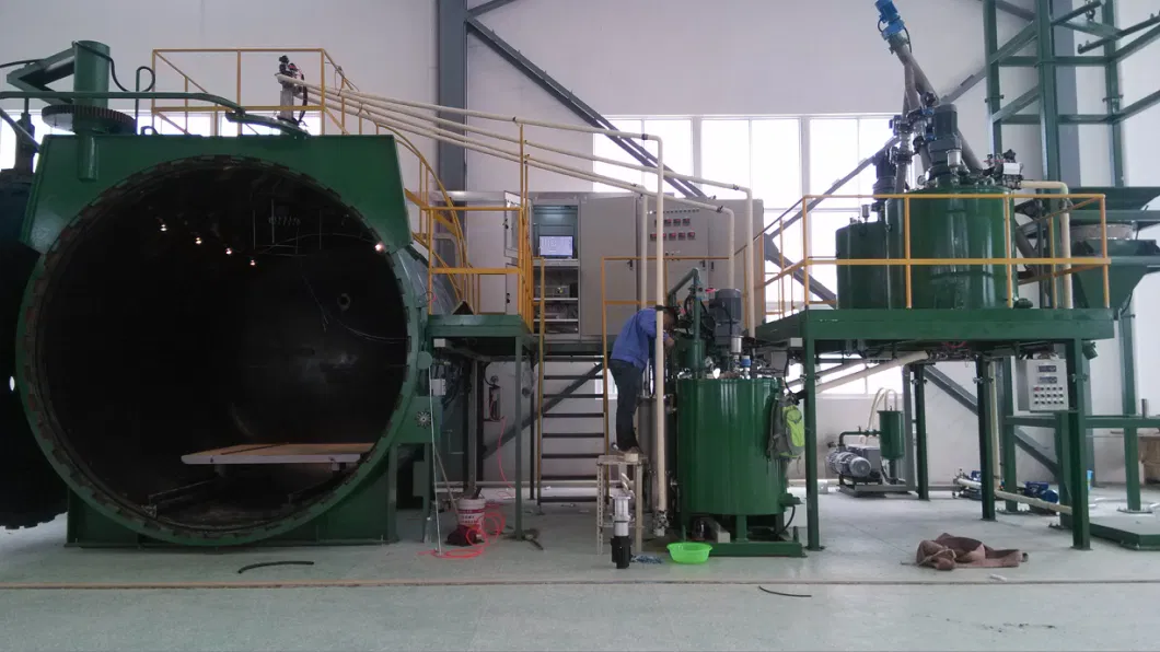 Op maat gemaakte vacuüm-epoxyhars gietmachine voor droge transformatoren 0