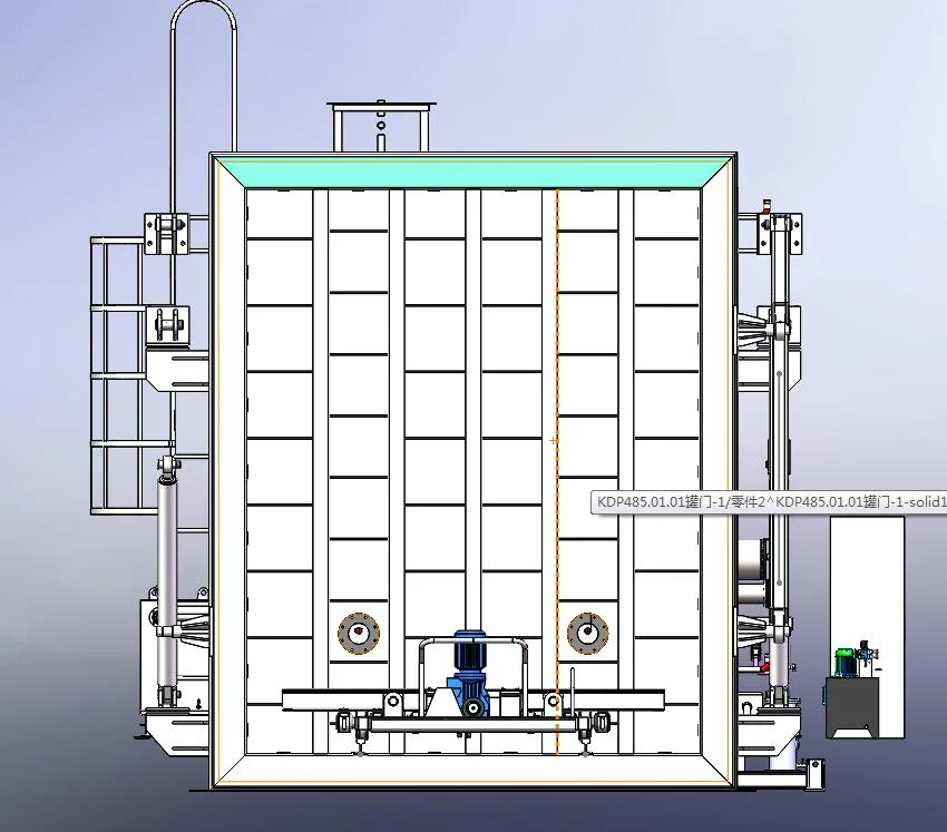 Op maat gemaakte vacuüm-epoxyhars gietmachine voor droge transformatoren 2